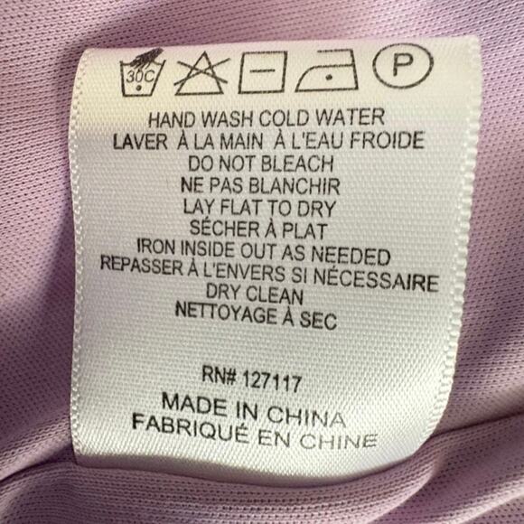 Belle Badgley Mischka Size 4 Dress Capelette Lavender Bridesmaid Wedding Guest - Picture 6 of 8